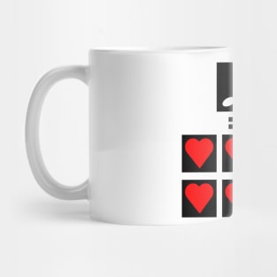 Music equal hearts Mug